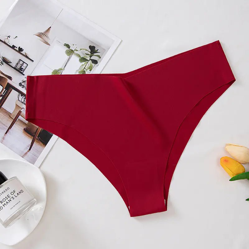 Plus Size Low Waist V Shaped Women's Underwear - SensorySoftShop