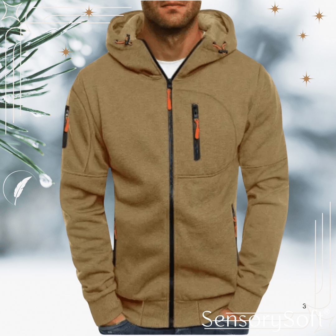 Plush Fleece Autumn Coat Jacket - SensorySoft