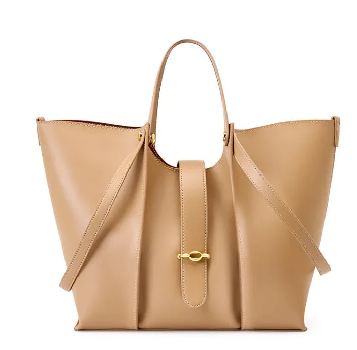 Premium Cowhide Leather Tote – Elegance in Every Detail - SensorySoft