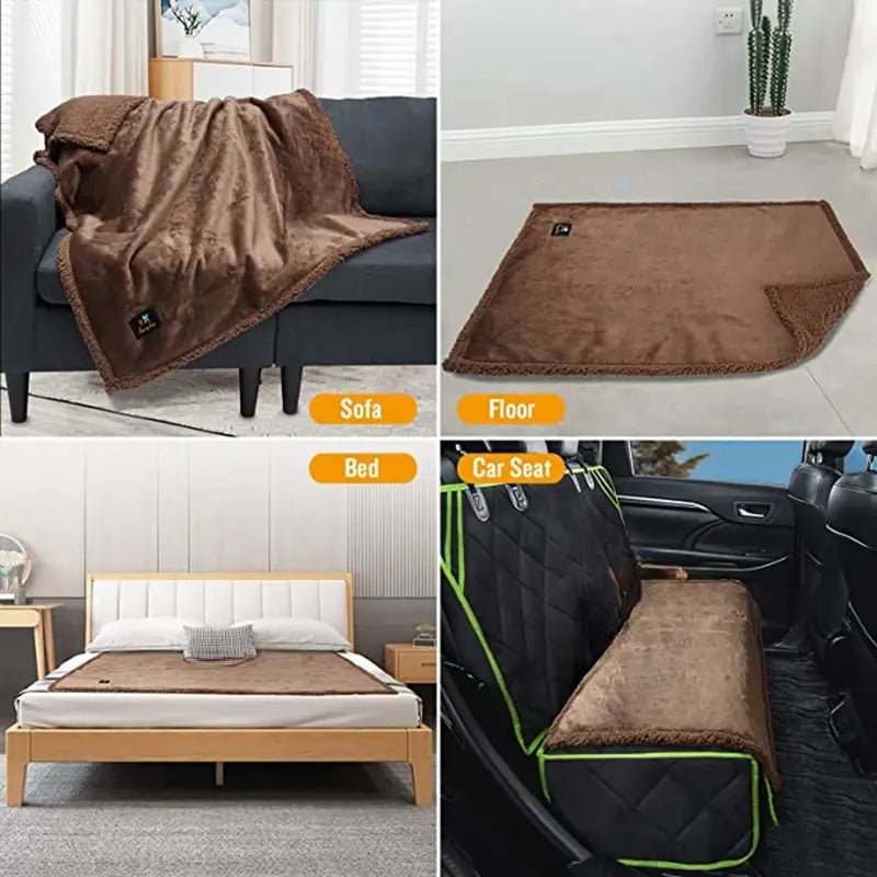 Romantic Couple Winter Blanket - SensorySoftShop