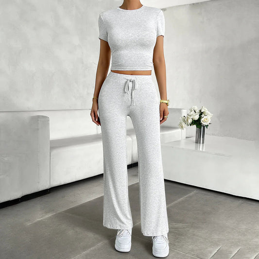 Round Neck Casual Set - SensorySoftShop