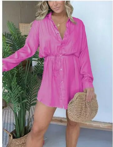 Satin Covered Night Romper Dress - SensorySoftShop
