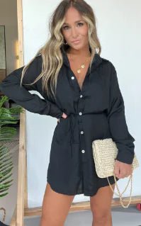 Satin Covered Night Romper Dress - SensorySoft