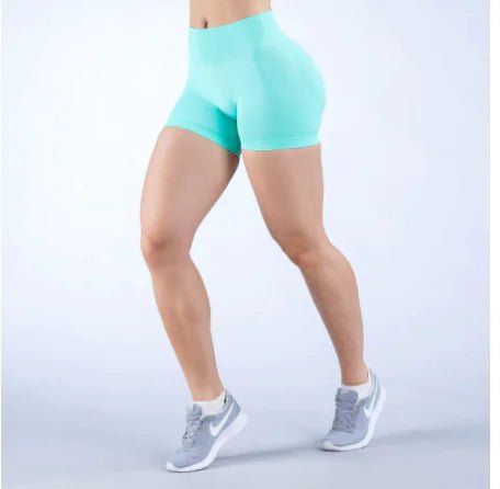 Seamless High Elasticity Yoga Shorts – Breathable Comfort for Every Move - SensorySoft