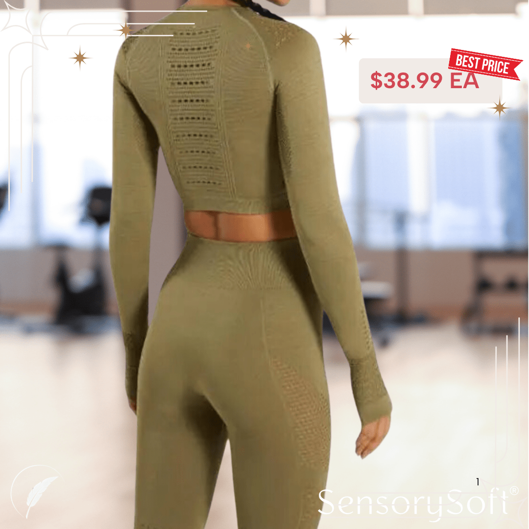 Seamless Women Yoga Set - SensorySoft
