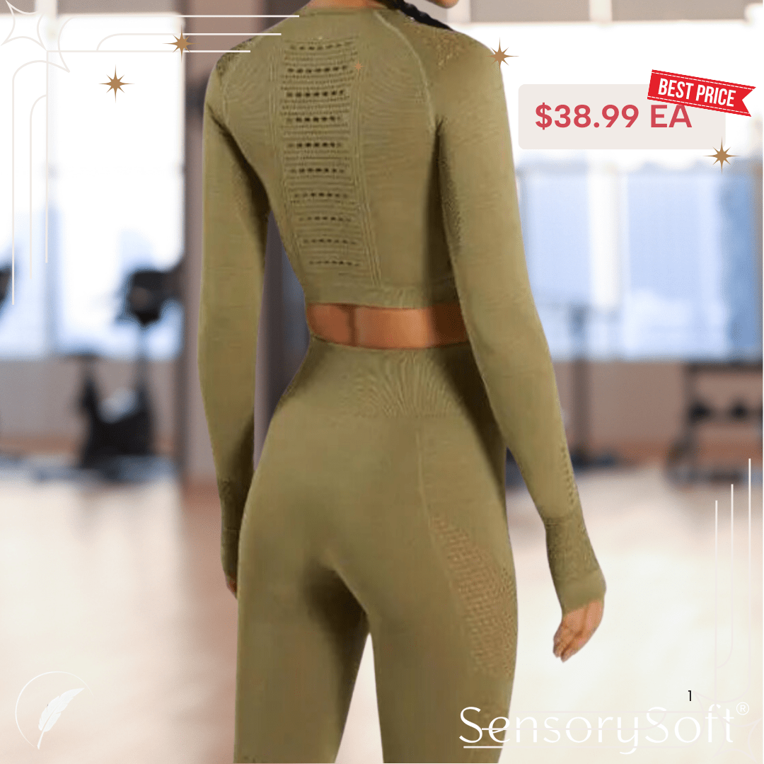 Seamless Women Yoga Set - SensorySoft