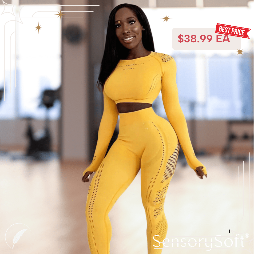 Seamless Women Yoga Set - SensorySoft
