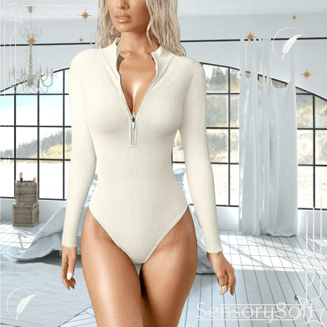 Seamless Women's Bodysuit Long Sleeve - SensorySoft