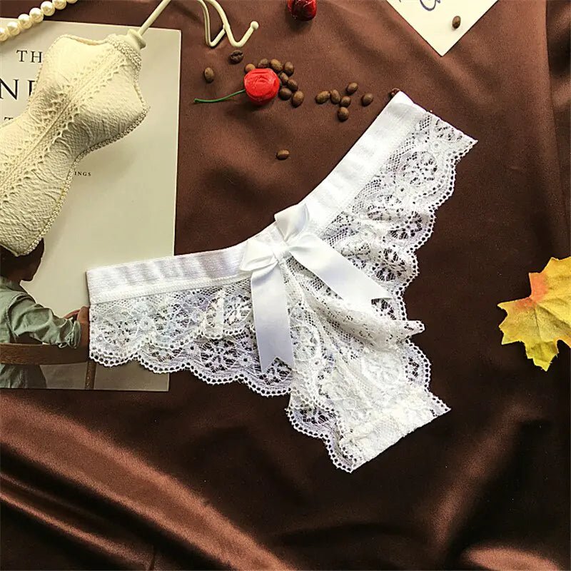 Seductive Lace Thong - Irresistible Comfort and Allure - SensorySoft