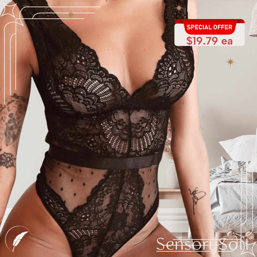 See - through Underwear & Bra Thong Set - SensorySoftShop