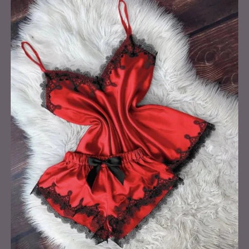 Serene Satin Sleepwear Ensemble - SensorySoftShop