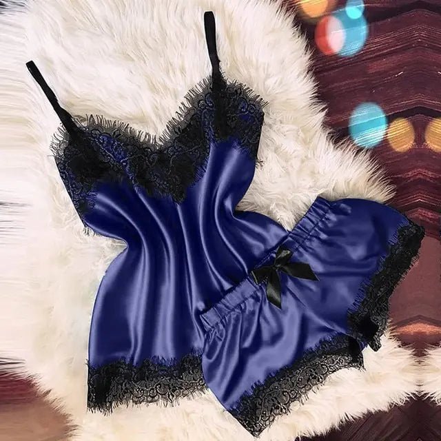 Serene Satin Sleepwear Ensemble - SensorySoftShop