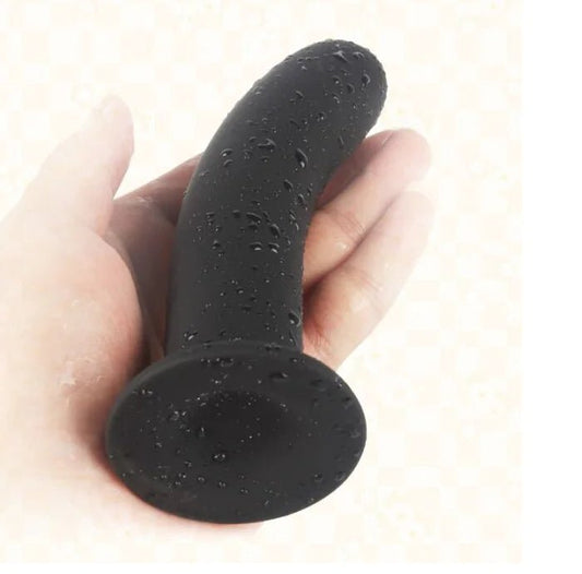 Silicone Anal Massager for Men with Suction Cup - SensorySoftShop