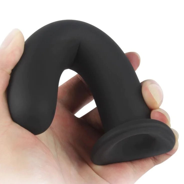 Silicone Anal Massager for Men with Suction Cup - SensorySoftShop