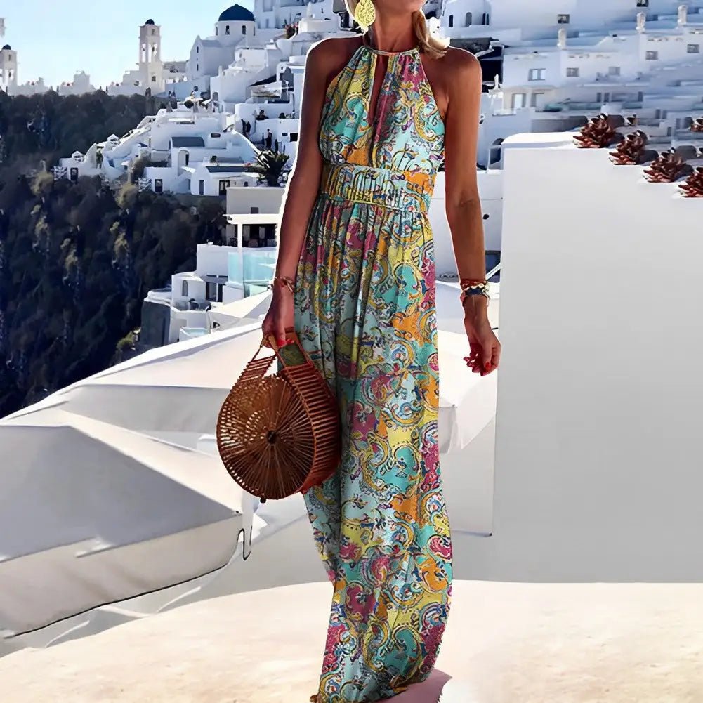 Sleeveless Bohemian Dress - SensorySoft