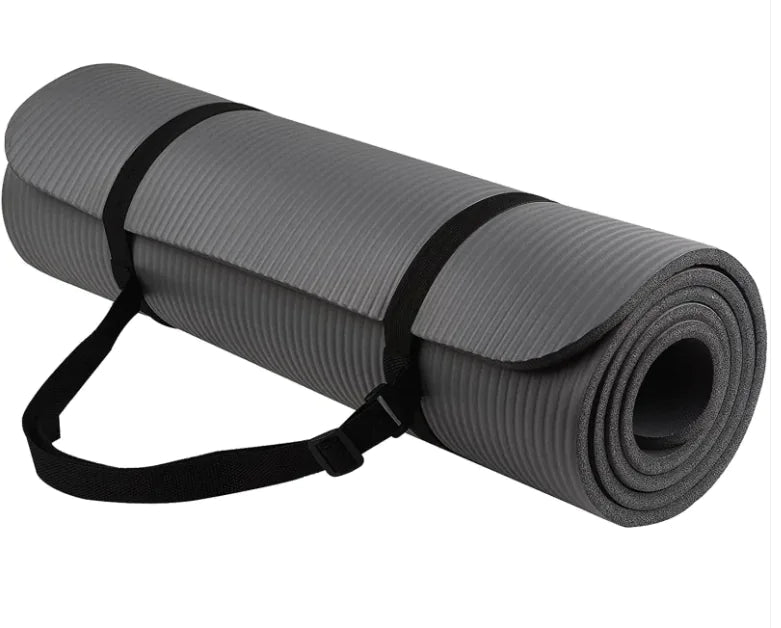 Striped Yoga Mat and Carry Strap - SensorySoft