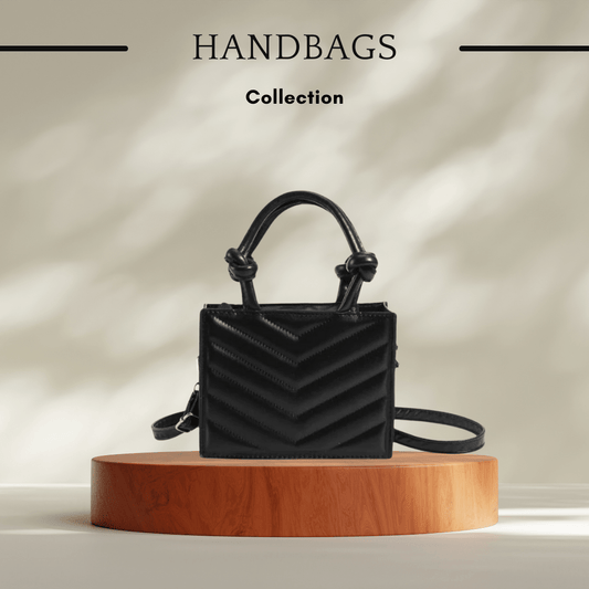 Stylish Women's Handbags Collection in Traditional Black - SensorySoft