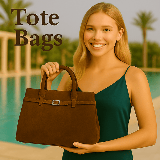 Suede Tote Bag – Effortless Sophistication Meets Everyday Function - SensorySoft