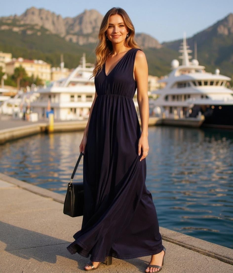 Summer Fashion Modal Loose Sleeveless Long Dress - SensorySoft