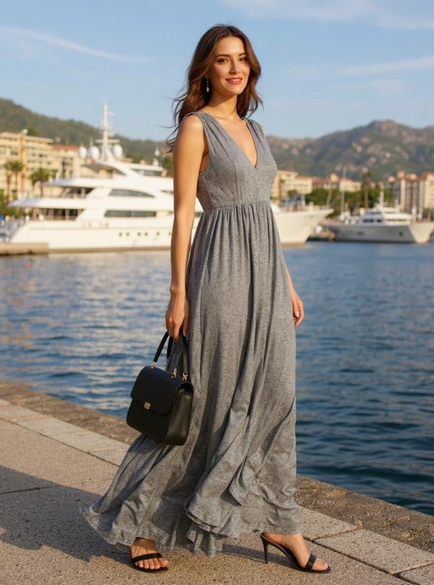 Summer Fashion Modal Loose Sleeveless Long Dress - SensorySoft