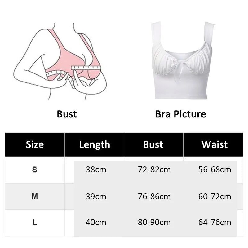 Summer Milkmaid Crop Tops for Women - White Ruched Bow Camis - SensorySoft