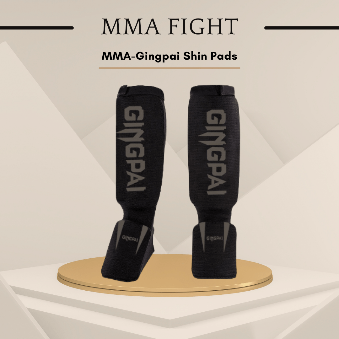 Thickened Gingpai Boxing Shin Guard with Back Foot Support - SensorySoftShop