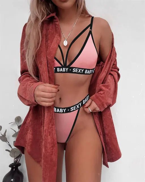 Twin Set Underwear Bra and Bikini - SensorySoftShop