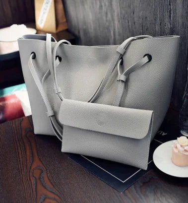 Two Piece Crossbody Shoulder Tote Bag - SensorySoftShop