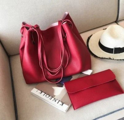 Two Piece Crossbody Shoulder Tote Bag - SensorySoftShop