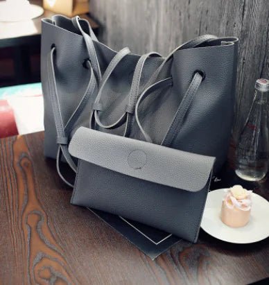 Two Piece Crossbody Shoulder Tote Bag - SensorySoftShop