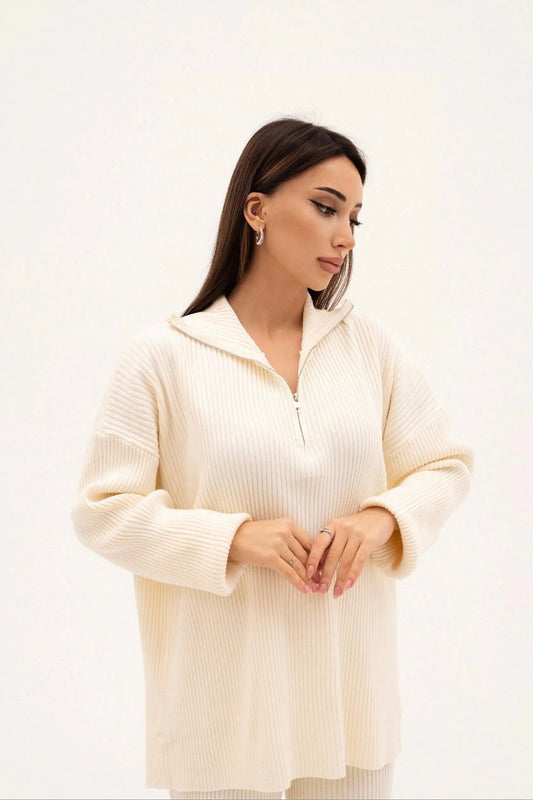 Two - Piece Knitted Pant Set for Women - SensorySoftShop