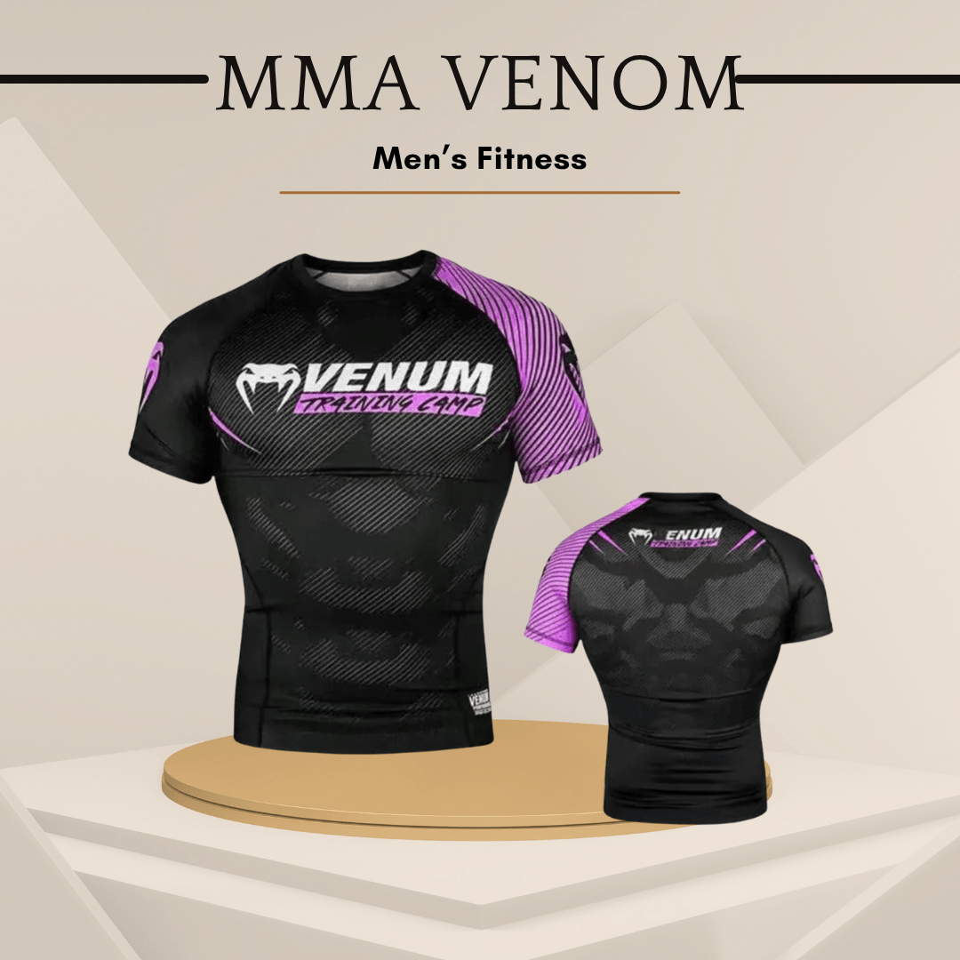 UFC Venom Men's Short Sleeve MMA Training Gear - SensorySoft