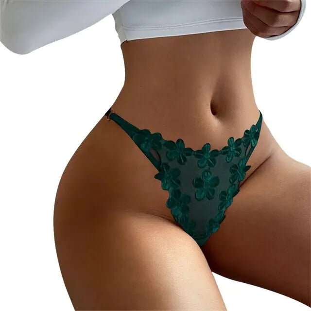 Underwear Lace Seamless Thongs Women - SensorySoftShop