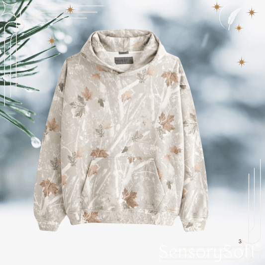 Unisex Camo Hoodie – Bold, Stylish, and Comfortable - SensorySoft