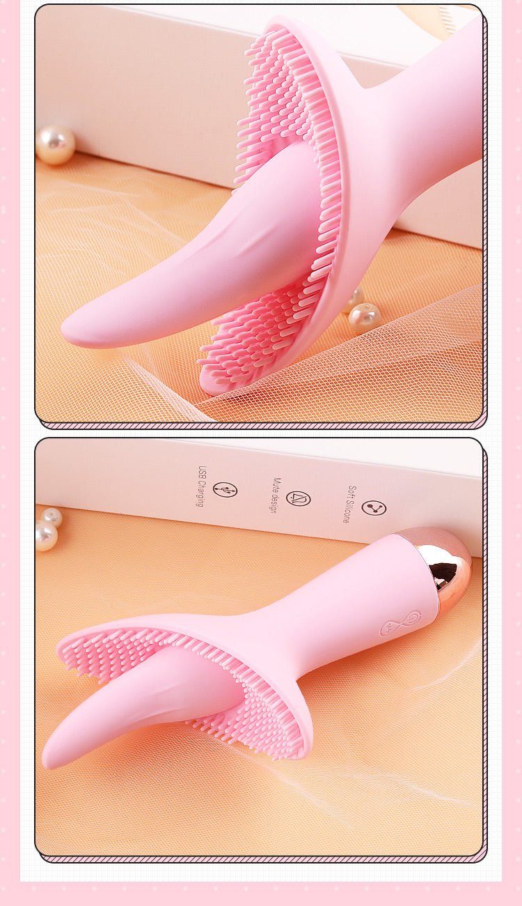 Vibrating Tongue Sucker for Women's Pleasure Device - SensorySoft