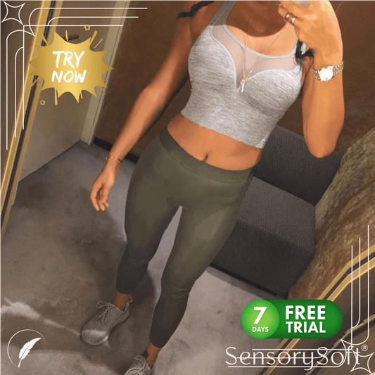 Wholesale Women's Mesh Patchwork Sports Bra Tank Tops - SensorySoft