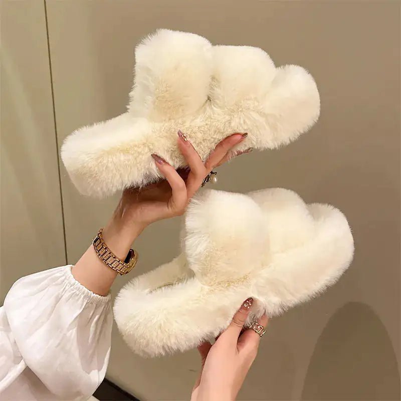 Winter Fluffy Slippers - SensorySoftShop
