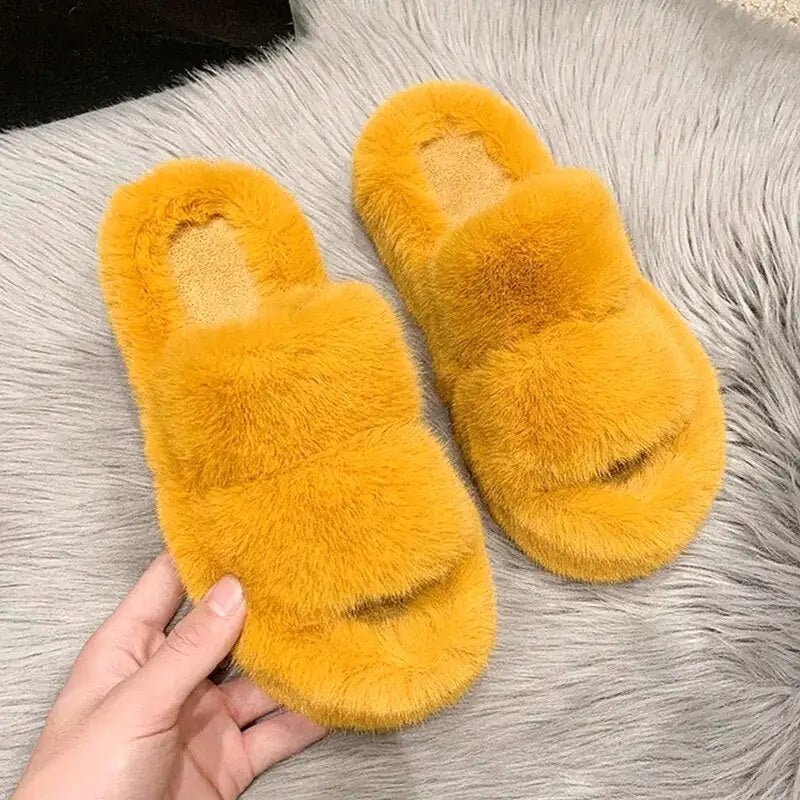 Winter Fluffy Slippers - SensorySoftShop