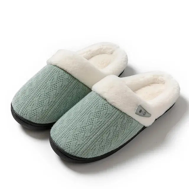 Winter Furry Slippers Indoor Outdoor Fluffy Suede - SensorySoftShop