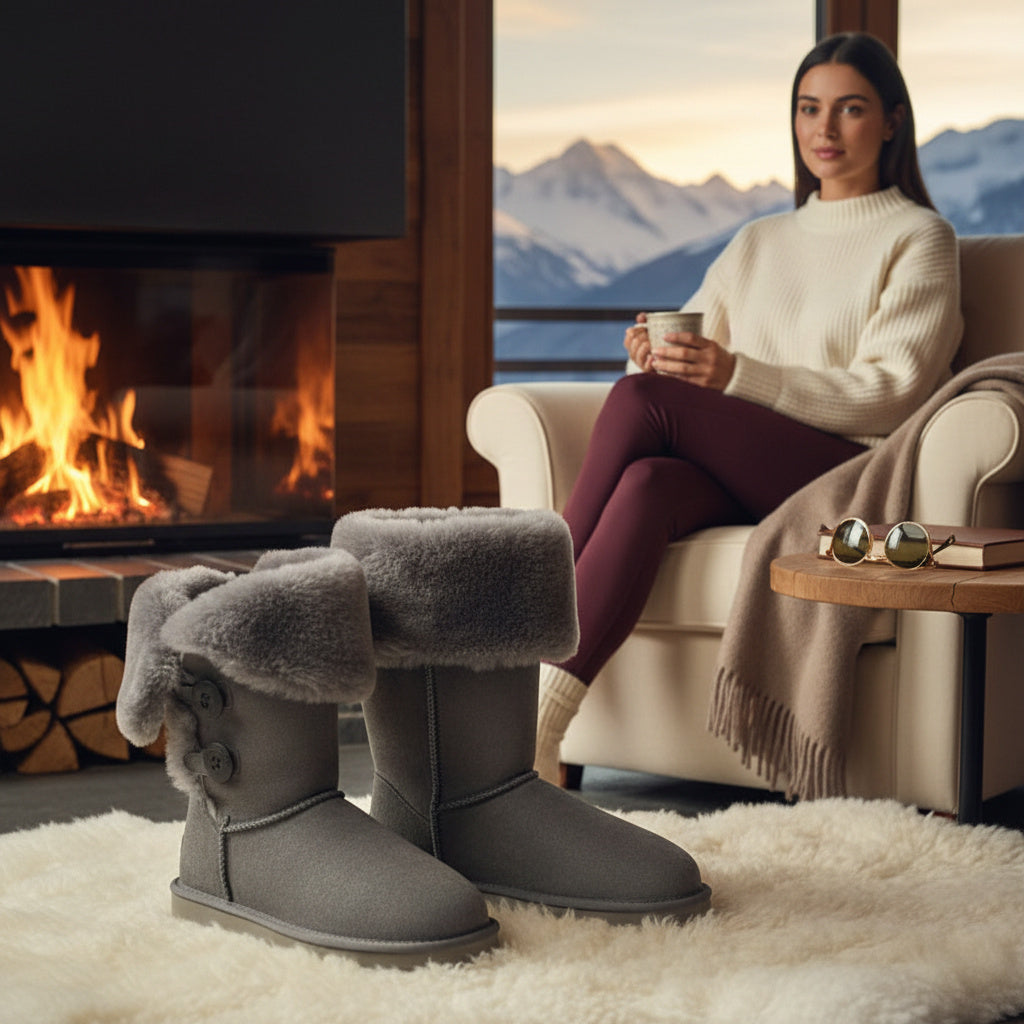 Aspen Luxe Sheepskin Winter Boots