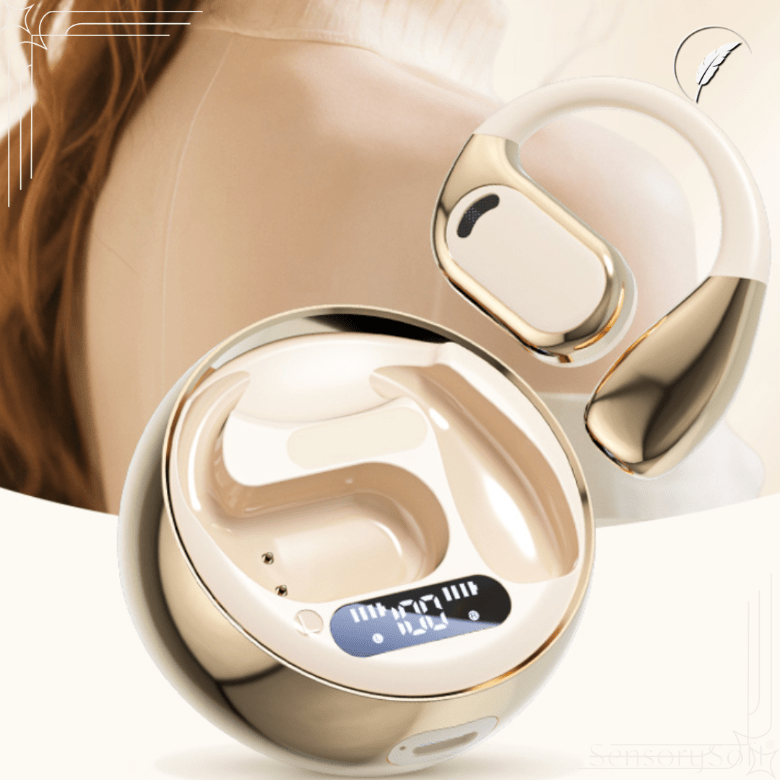 Wireless Ear Hook Bluetooth Headset for Sports - SensorySoft