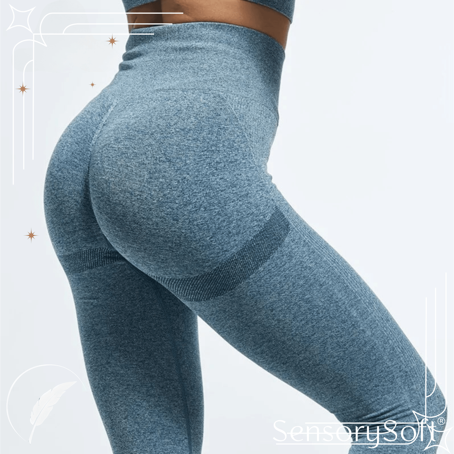 Women High Waist Leggings And Shorts For Fitness - SensorySoftShop
