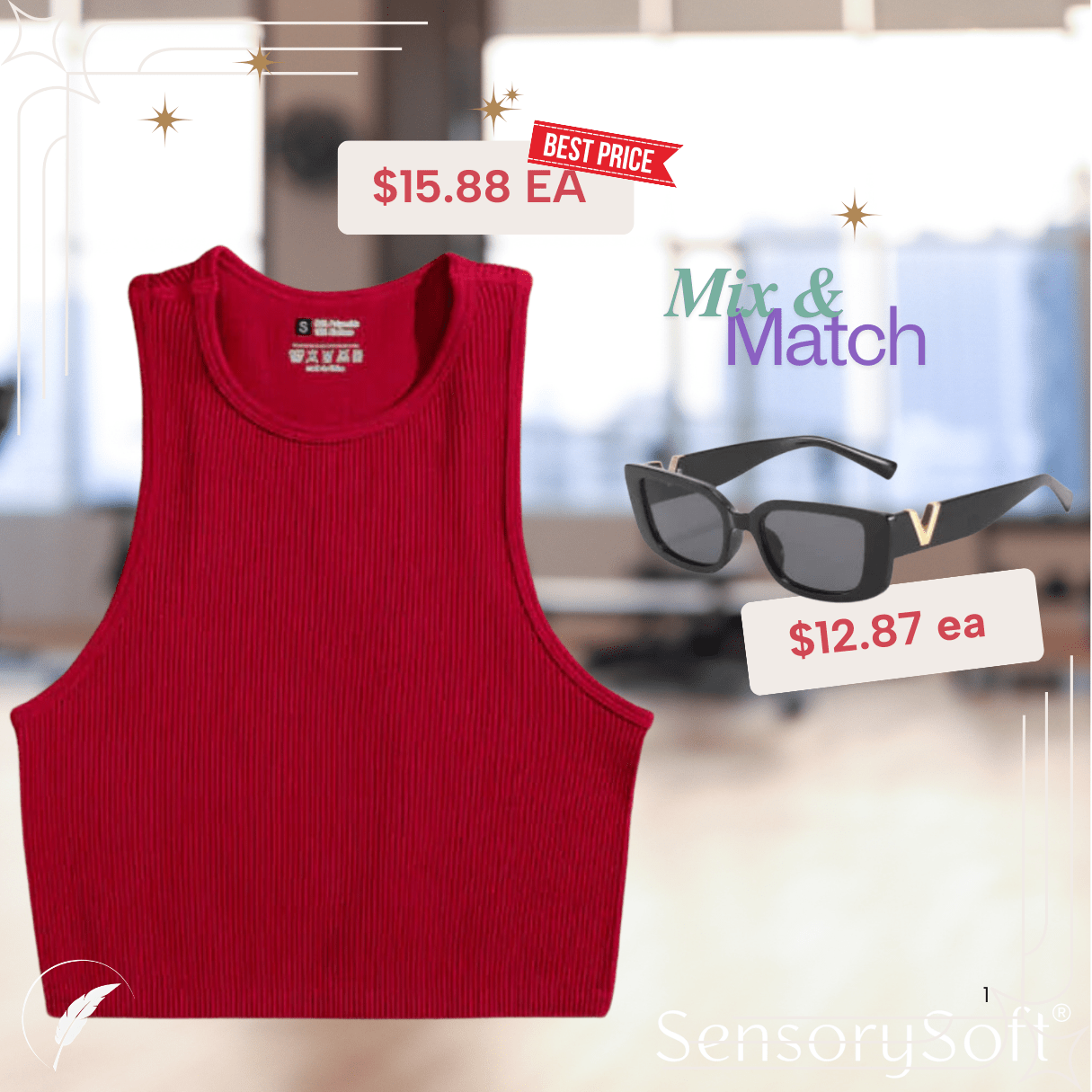 Women Workout Tank Top - SensorySoft
