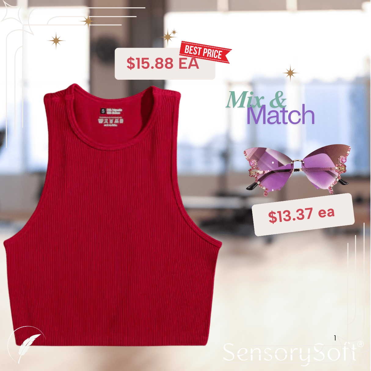 Women Workout Tank Top - SensorySoft