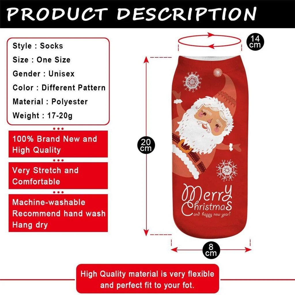 Women's Christmas Socks - SensorySoftShop