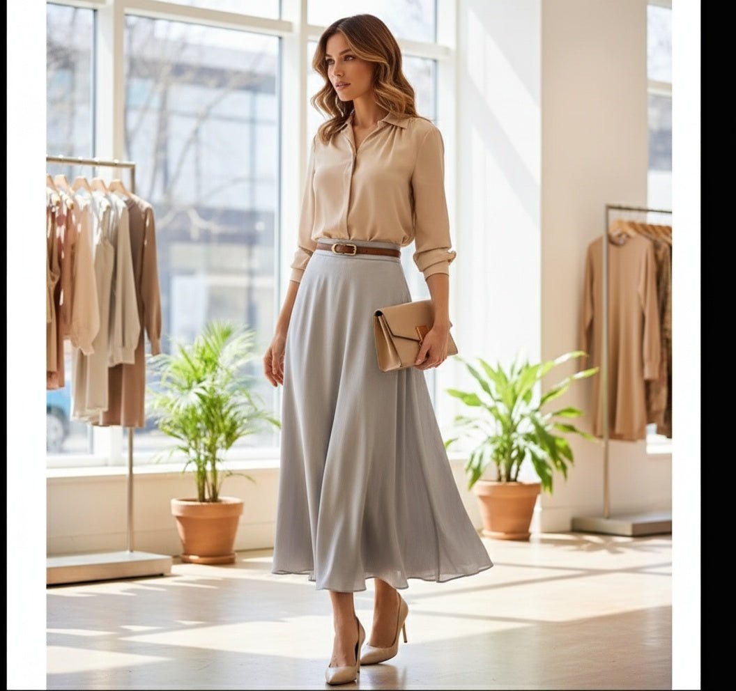 Women's Drape Skirts for Spring Beach and Events - SensorySoftShop