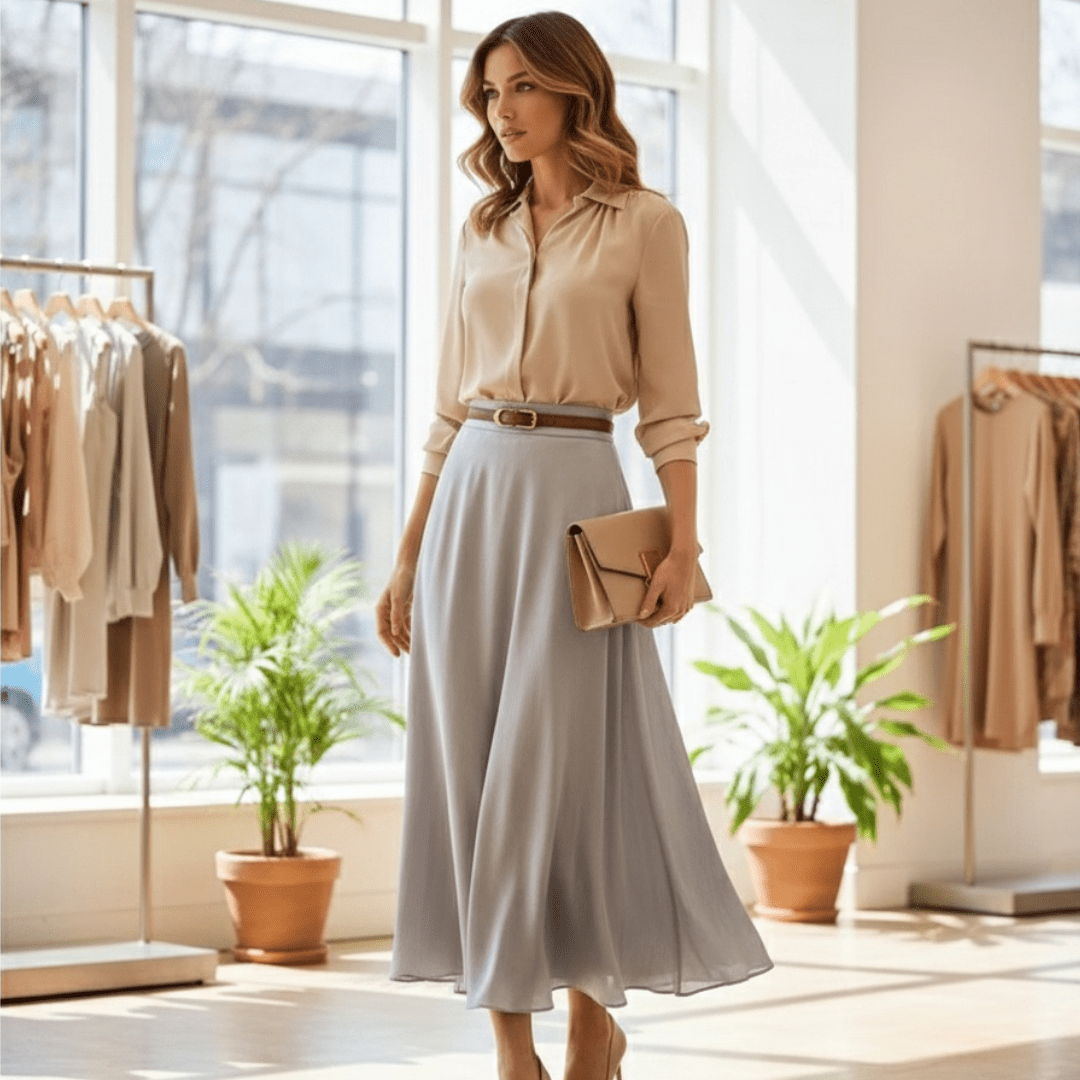 Women's Drape Skirts for Spring Beach and Events - SensorySoftShop
