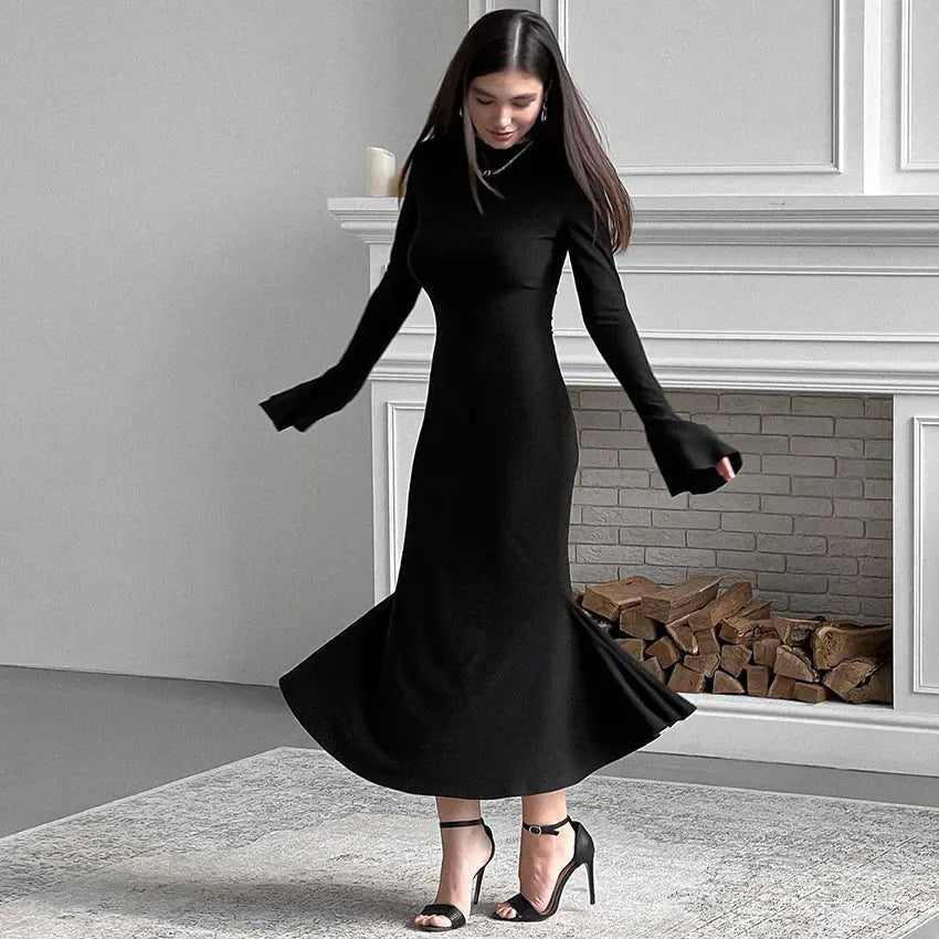 Women's Knitted Bodycon Dress - SensorySoft