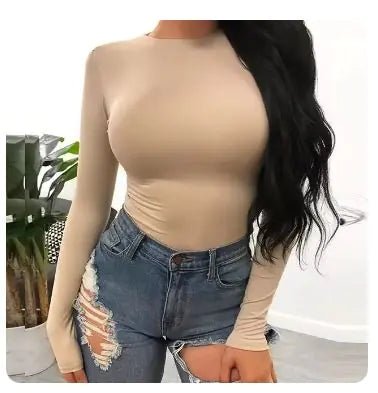 Women's Long Sleeve Cotton Bodysuit - SensorySoft
