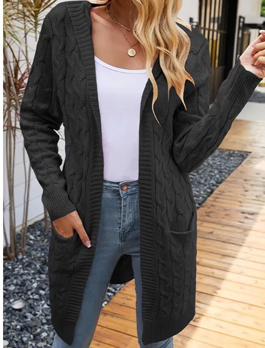 Women's Long Solid Color Sweater - SensorySoftShop